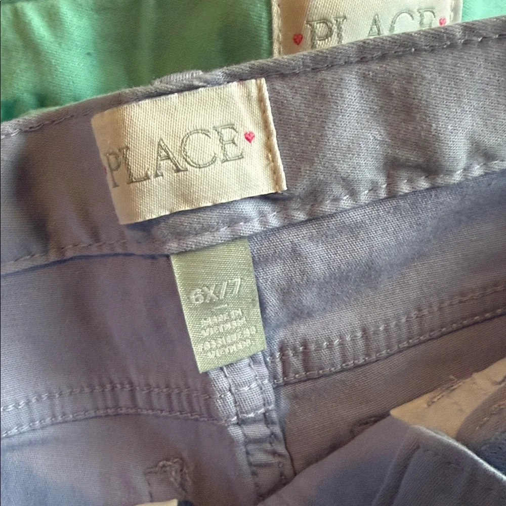 The Children's Place Pastel Shorts Trio - Lavender, Mint, Coral